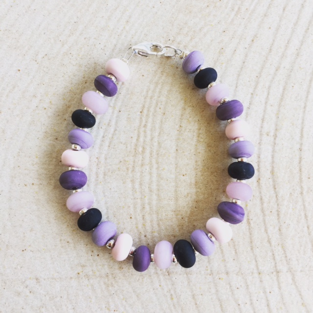 Etched Purple Bracelet