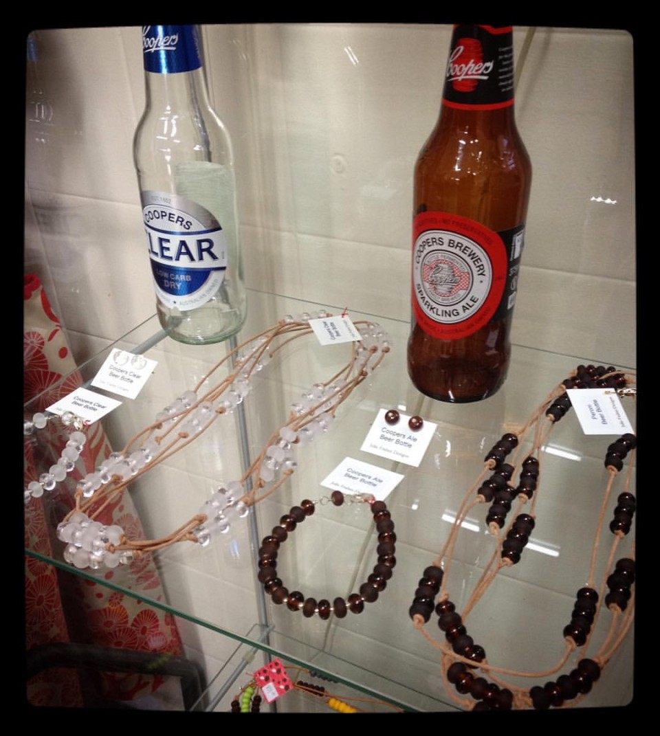 Finki Recycled Glass Jewellery Display