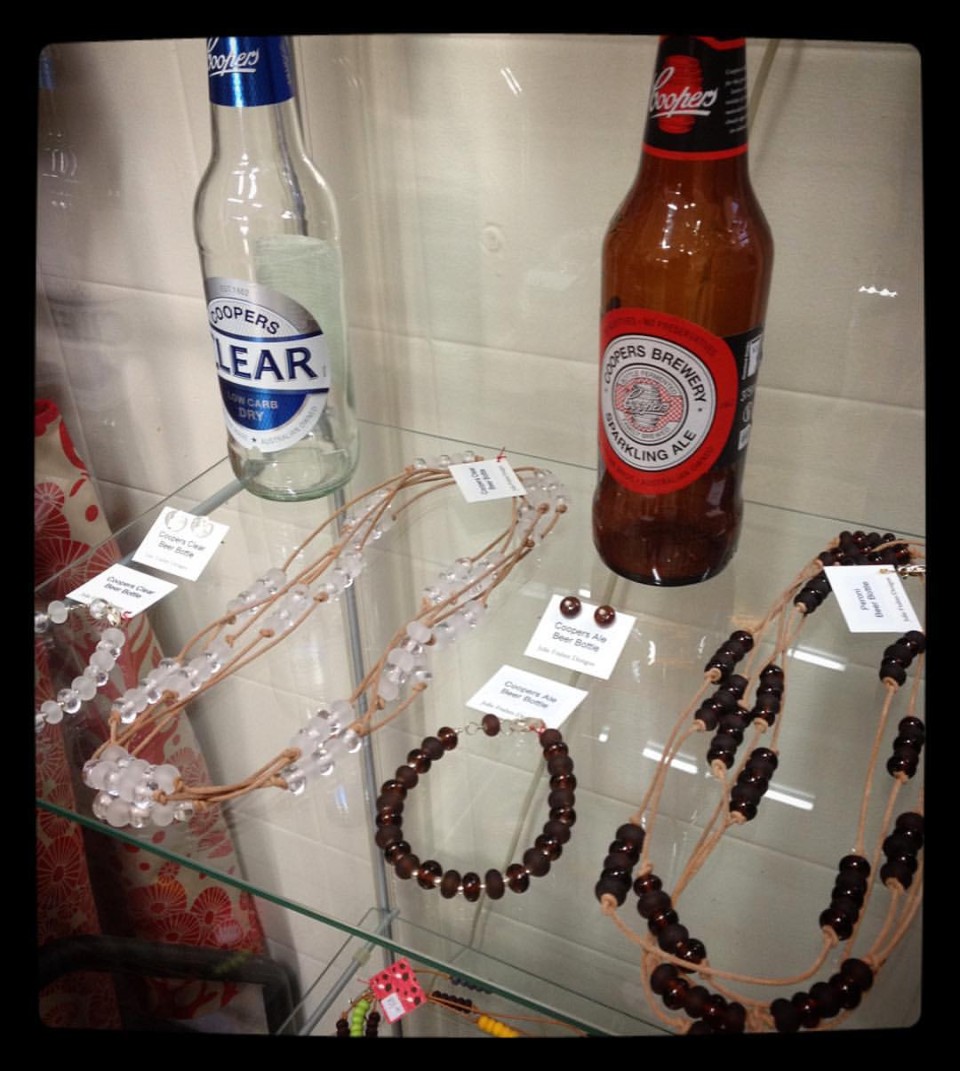 Finki Recycled Glass Jewellery Display