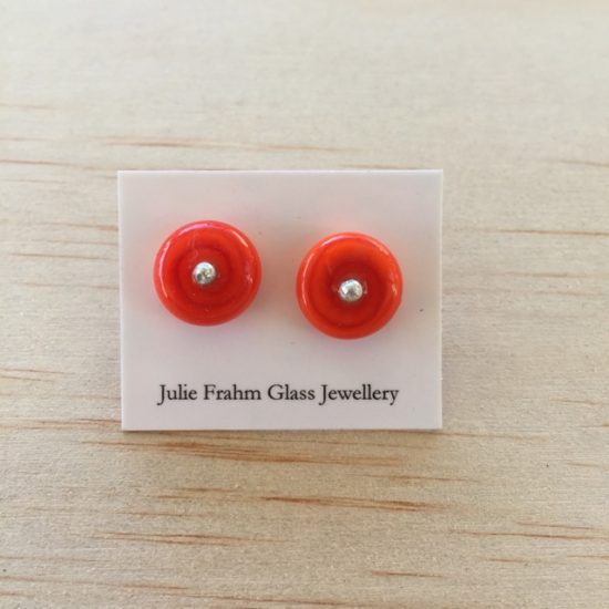 Stud earrings - Orange