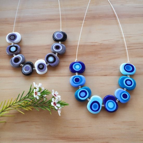 Kandinsky inspired necklaces by Julie Frahm