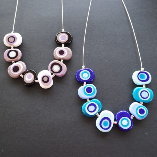 Kandinsky inspired necklaces by Julie Frahm