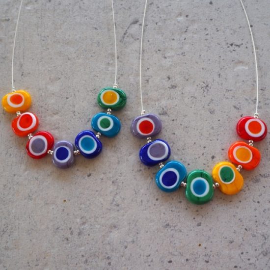 Kandinsky inspired necklaces by Julie Frahm