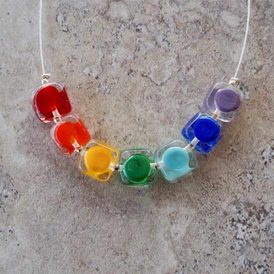 rainbow necklace