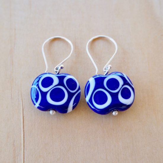 cobalt blue earrings