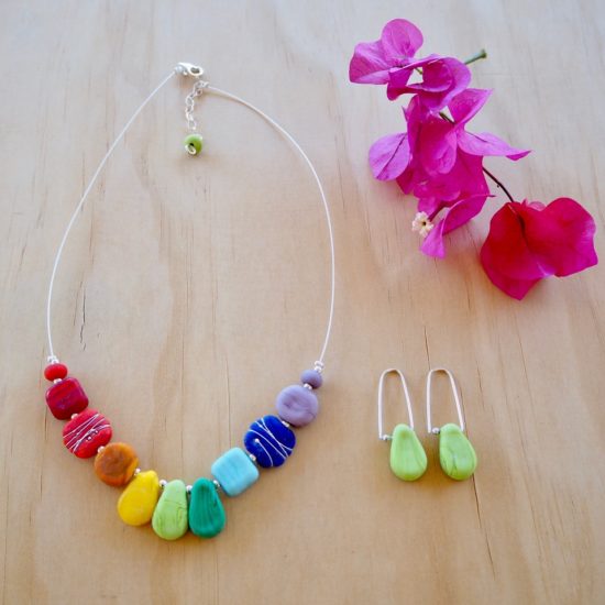 colour wheel necklace