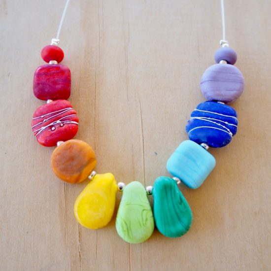 colour wheel necklace