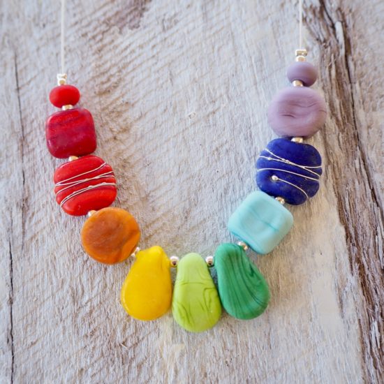 colour wheel necklace