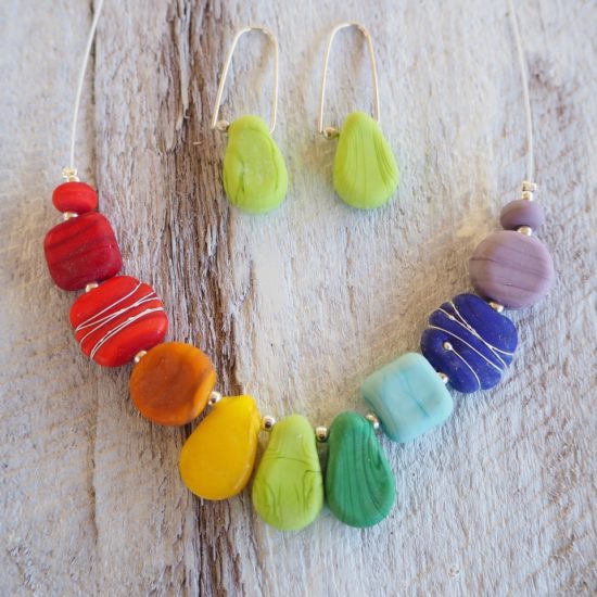 colour wheel necklace