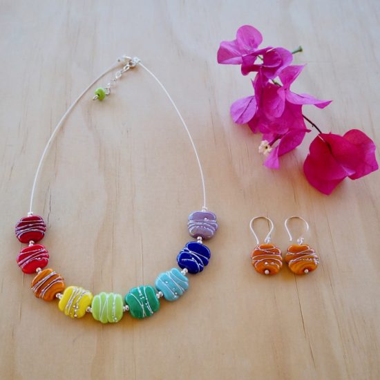 colour wheel necklace