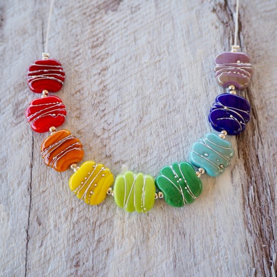 colour wheel necklace