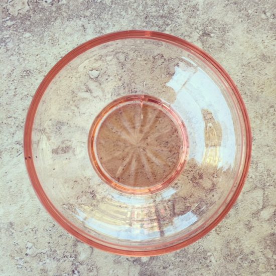 Pink depression glass