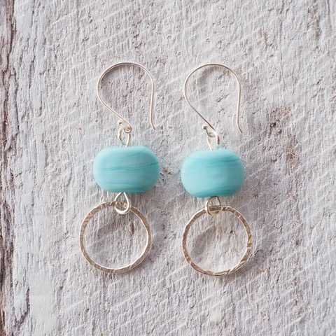 silver and turquoise earrings