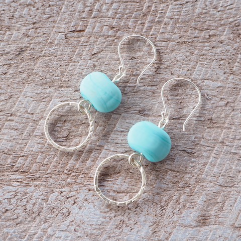 silver and turquoise earrings