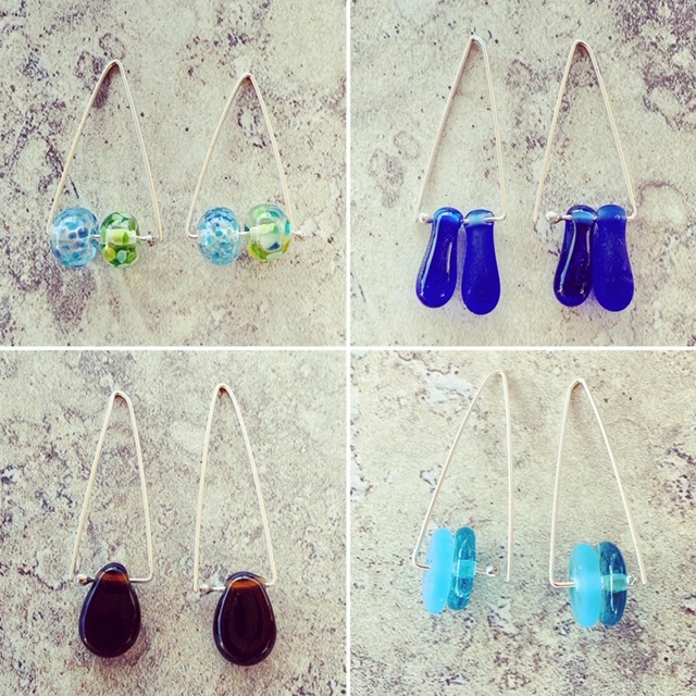 Triangle earrings