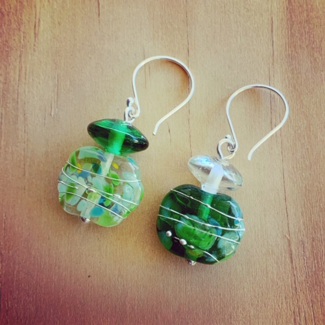 Mismatched gin and tonic earrings