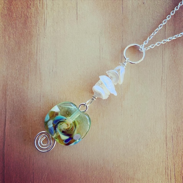ocean inspired necklace 