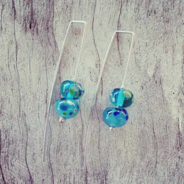 Ocean inspired earrings 