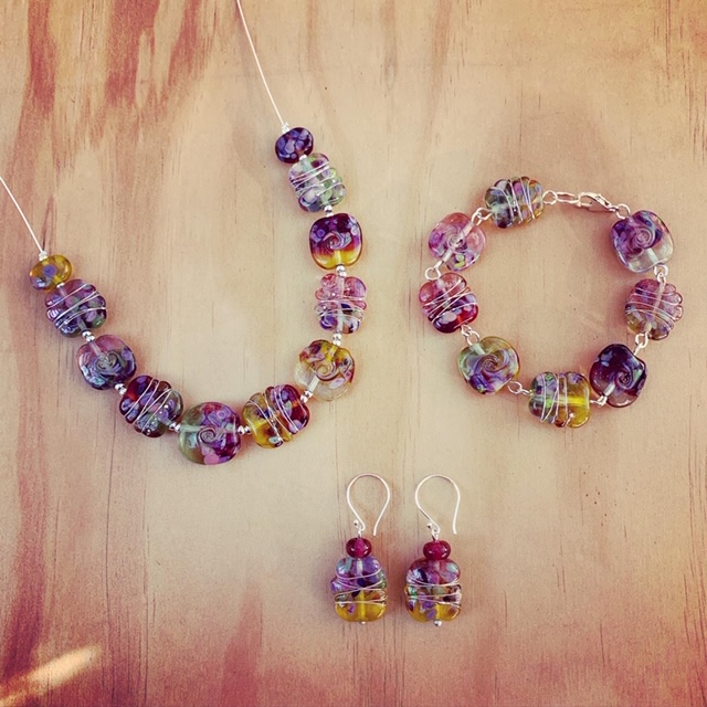 handmade glass jewellery 