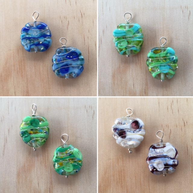 Inclusion Pendants Julie Frahm Glass Jewellery