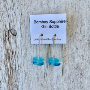 bombay sapphire gin earrings