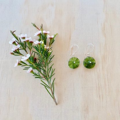 Moet Champagne - Flower Earrings - Image 3