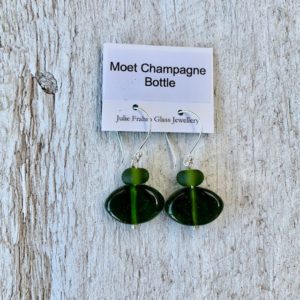 champagne bottle earrings