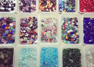 Handmade glass beads