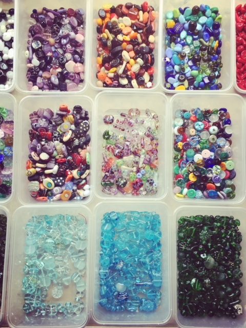 Handmade glass beads