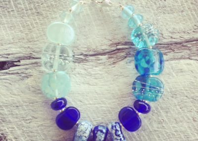 recycled glass beads