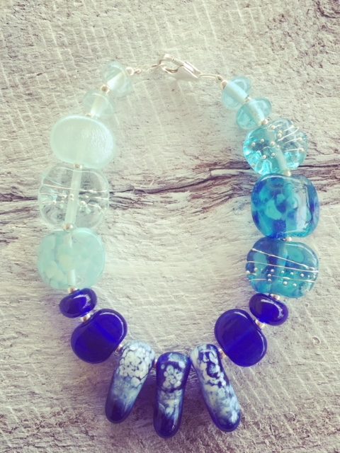 recycled glass beads