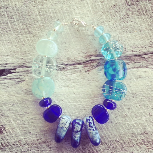 recycled glass beads