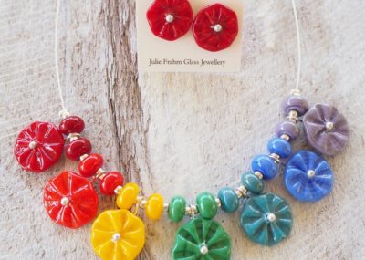 chakra flower necklace