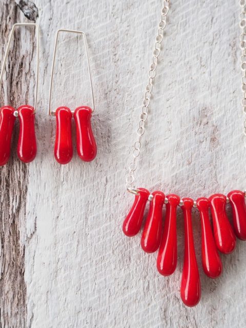 red jewellery