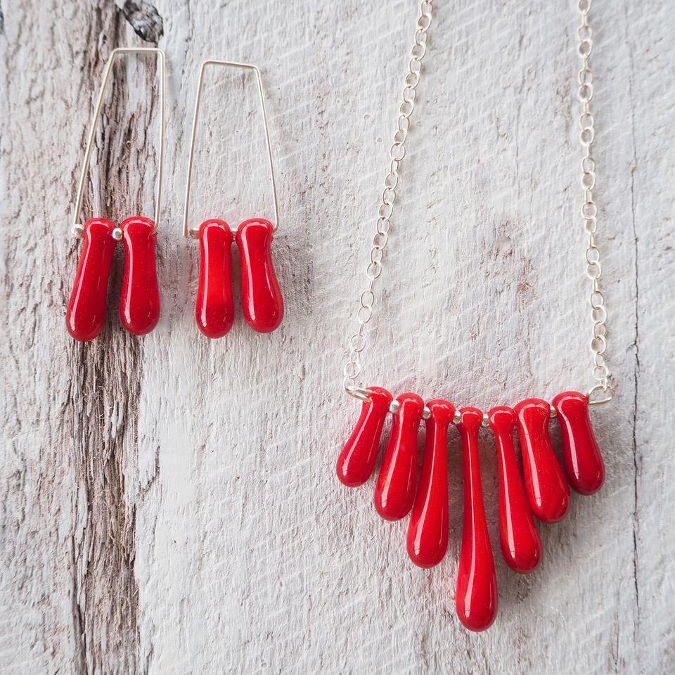 red jewellery