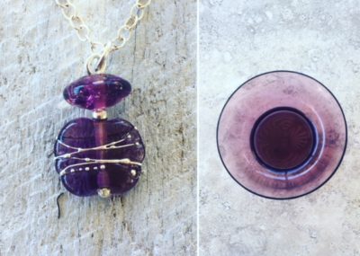 recycled glass beads