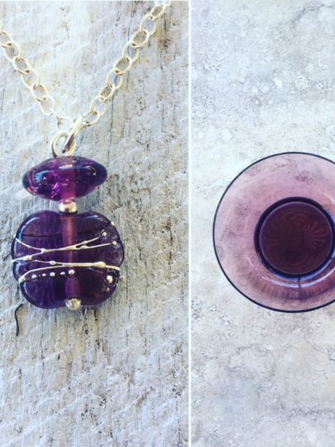 recycled glass beads