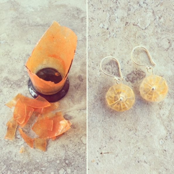 recycled glass beads