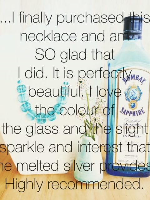 Recycled glass jewellery | I love what I do!