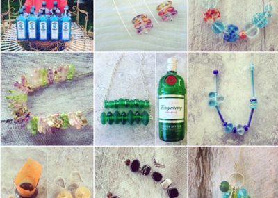 A year of recycled glass jewellery