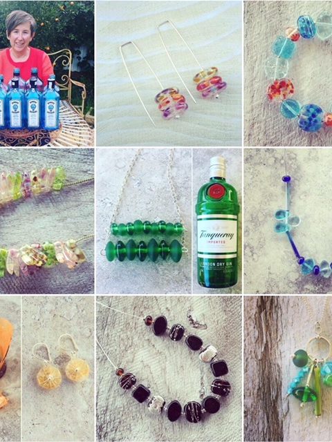 A year of recycled glass jewellery