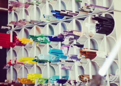 Making glass beads | behind the scenes in the lampwork studio