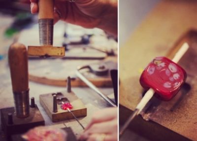 Recycled glass beads | behind the scenes in the lampwork studio