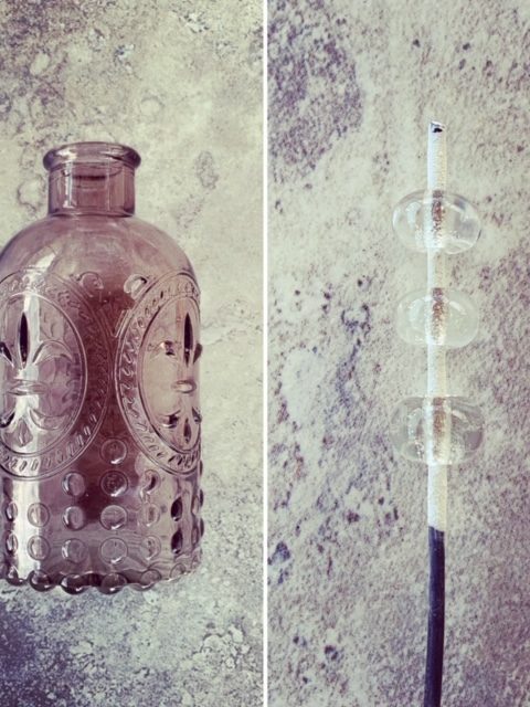 Recycled glass beads by Julie Frahm