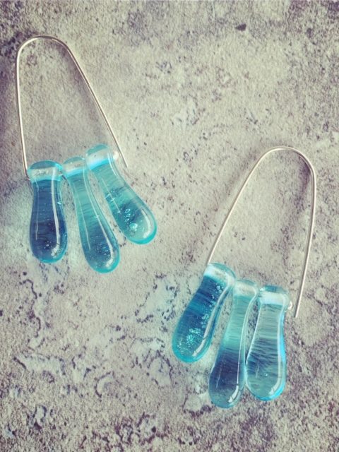 Bombay Sapphire Gin earrings! Simply stunning