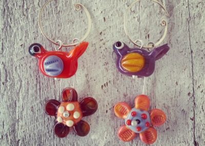 Bird and Flower Earrings and Daily Making