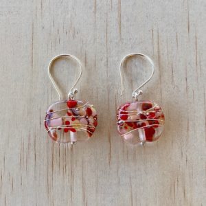 coloured wine bottle earrings