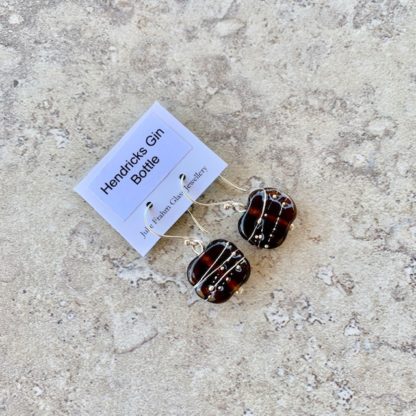 Hendricks Gin - Earrings with Fine Silver Wire - Image 2