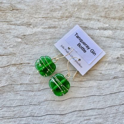 Tanqueray Gin - Earrings with Fine Silver Wire - Image 3