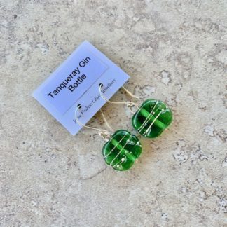 Tanqueray Gin - Earrings with Fine Silver Wire